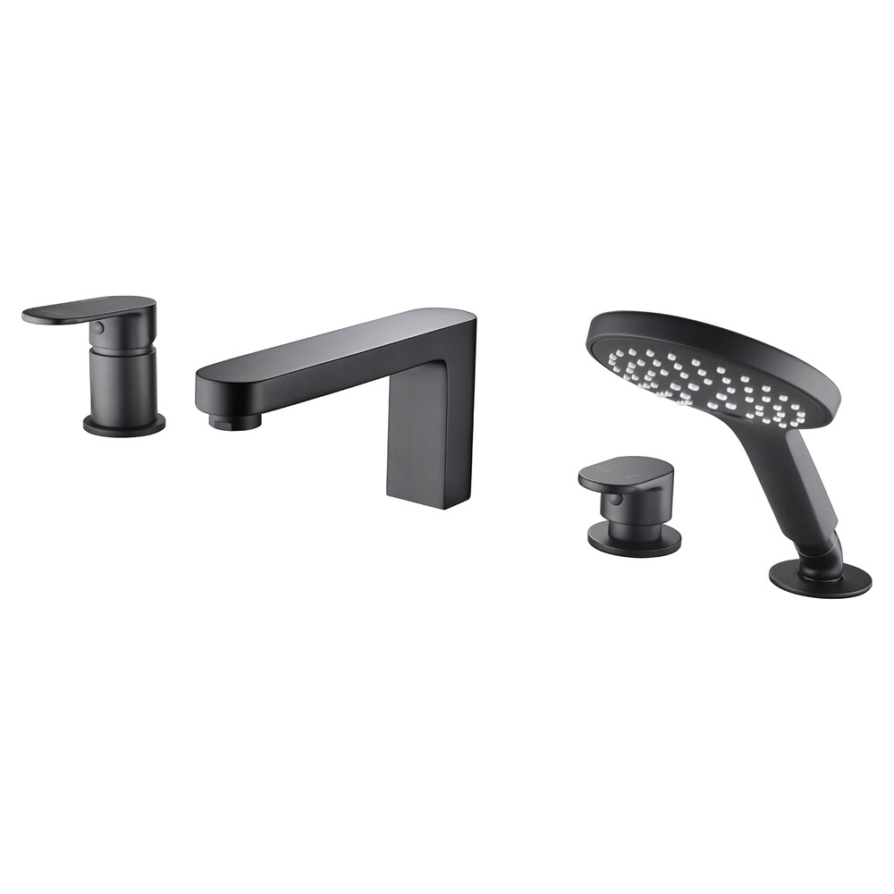 Изображение товара Смеситель WasserKraft Elbe 7400 Черный Однорычажный с лейкой