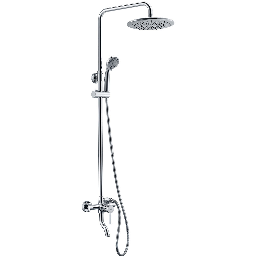 Изображение товара Душевая система WasserKraft с верхним душем с лейкой хром (A14401) Изображение товара Душевая система WasserKraft с верхним душем с лейкой хром (A14401)