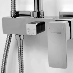 Душевая система WasserKraft с верхним душем с лейкой хром (A17702) - фото 4