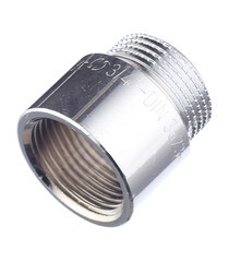 Удлинитель Stout 20 мм х 3/4 ВР(г) х 3/4 НР(ш) латунный (SFT-0002-003420) - фото 3