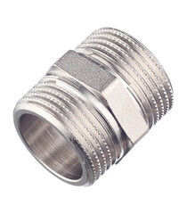 Изображение товара Ниппель Stout 3/4 НР(ш) х 3/4 НР(ш) латунный (SFT-0004-003434)