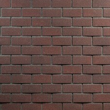 Панель фасадная гибкая Технониколь Hauberk 1000х250 мм обожженный кирпич 2 кв.м