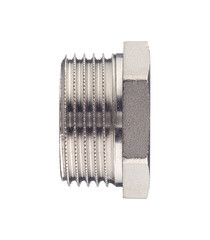 Футорка Stout 1 НР(ш) х 1/2 ВР(г) латунная (SFT-0029-000112) - фото 2