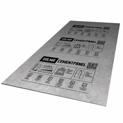 Плита цементно-перлитовая Волма 2400х1200х12 мм армированная - фото 2