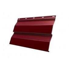 Сайдинг Grand Line Satin Корабельная доска 6000х240 мм оксидно-красный RAL 3009