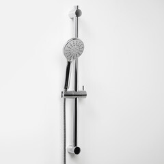 Душевой комплект WasserKraft с лейкой со стойкой хром (A064) - фото 7