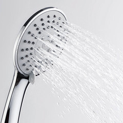 Душевой комплект WasserKraft с лейкой со стойкой хром (A064) - фото 4