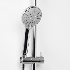 Душевой комплект WasserKraft с лейкой со стойкой хром (A064) - фото 3