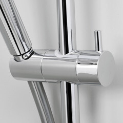 Душевой комплект WasserKraft с лейкой со стойкой хром (A142) - фото 5