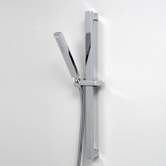 Душевой комплект WasserKraft с лейкой со стойкой хром (A143) - фото 5