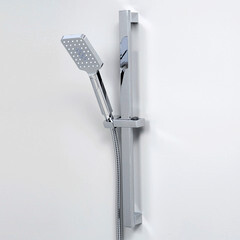 Душевой комплект WasserKraft с лейкой со стойкой хром (A145) - фото 4