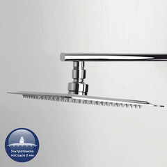Душевой комплект WasserKraft с верхним душем с лейкой хром (A042) - фото 4