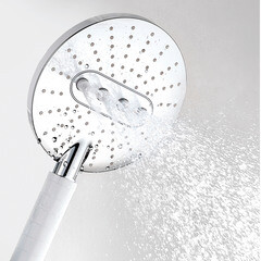 Душевой комплект WasserKraft с лейкой со стойкой хром (A044) - фото 8