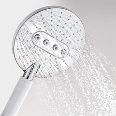 Душевой комплект WasserKraft с лейкой со стойкой хром (A044) - фото 7