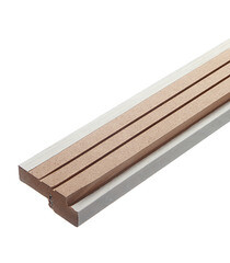 Коробка дверная Бавария 16/02 70х26х2070 мм ПВХ дуб шале капучино с петлями (2,5 шт.) - фото 2