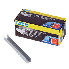 Скобы для степлера Rapid (11859610) тип 53 12 мм (5000 шт.) - фото 1