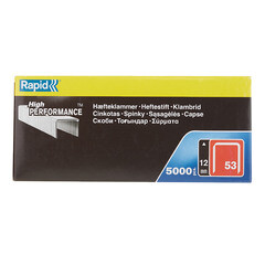 Скобы для степлера Rapid (11859610) тип 53 12 мм (5000 шт.) - фото 3