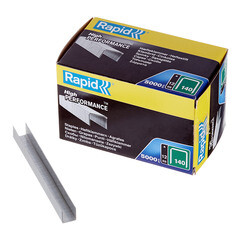 Скобы для степлера Rapid (11912311) тип 140 12 мм (5000 шт.) - фото 1