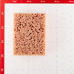 Губка строительная Wenzo 110х140х70 мм для удаления затирки полиуретан крупнопористая - фото 2