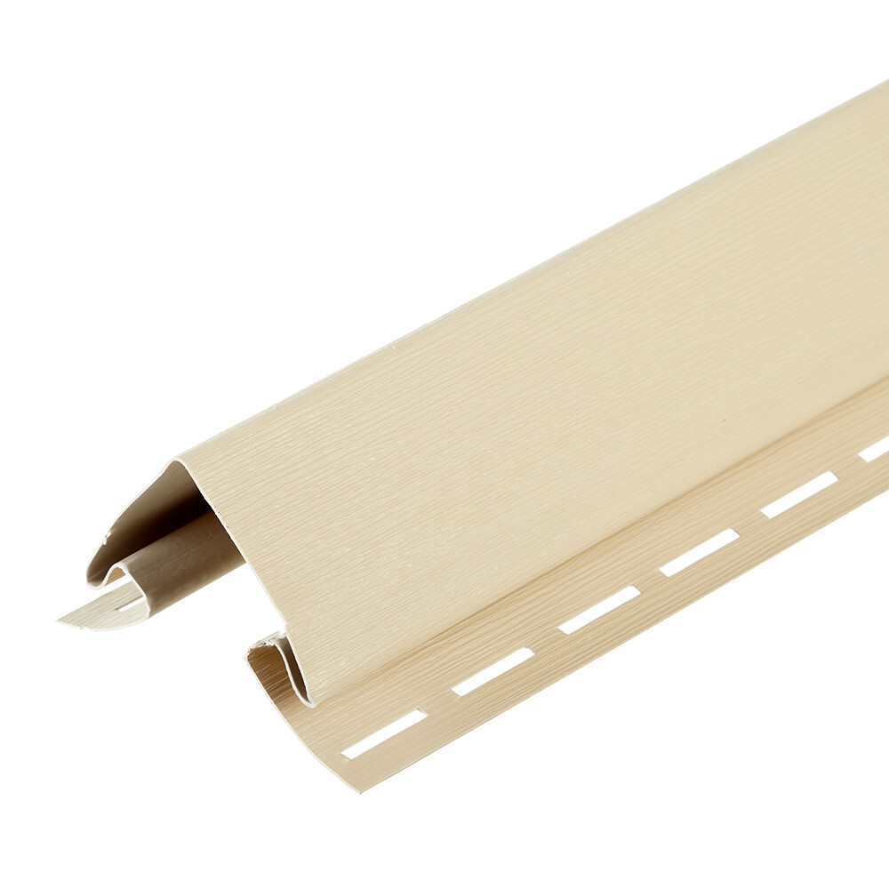 Изображение товара Угол наружный Nordside 3050 мм из ПВХ с рельефной фактурой для фасадных работ