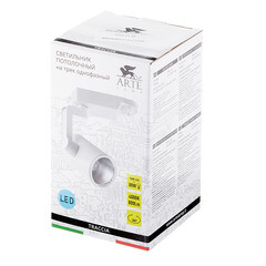 Светодиодный трековый светильник однофазный Arte Lamp 4000К 10 Вт черный (A2310PL-1BK/7542) - фото 3