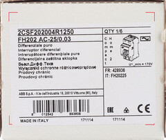 УЗО ABB SH FH202 25А 1P+N тип AC 30 мА 6 кА (2CSF202004R1250) - фото 3