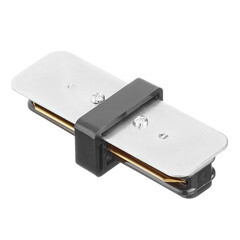 Коннектор для однофазного шинопровода прямой Arte Lamp Track черный (A130206) - фото 3