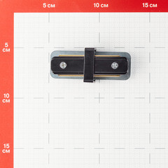 Коннектор для однофазного шинопровода прямой Arte Lamp Track черный (A130206) - фото 2