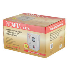 Стабилизатор напряжения Ресанта АСН-12000 Н/1-Ц Lux однофазный 220 В 12 кВт навесной - фото 2
