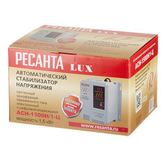 Стабилизатор напряжения Ресанта АСН-1500Н/1-Ц Lux однофазный 220 В 1,5 кВт навесной - фото 3