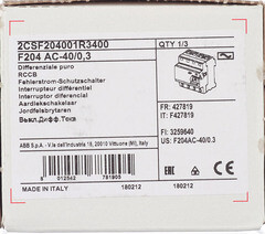 УЗО ABB S F204 40А 3P+N тип AC 300 мА 10 кА (2CSF204001R3400) - фото 5