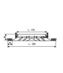 Диффузор потолочный квадратный Era Pro ДП4 300х300 мм - фото 4