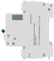 Автоматический выключатель модульный Dekraft BA-101 1P 10А тип C 4,5 кА 230/400 В (11053DEK) - фото 2