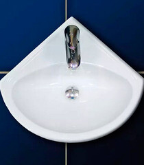 Раковина-мини Sanita Beep 36 см угловая подвесная белая (VERSAWB01) - фото 3