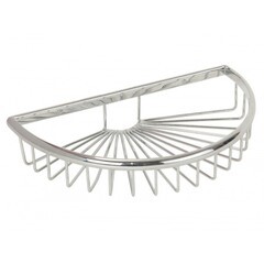 Полка-решетка для ванной Veragio Basket 270х160х50 мм латунь хром (VR.GFT-9048.CR)