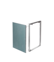 Люк ревизионный под плитку Хаммер Гиппократ-П алюминиевый 200х300 мм скрытый нажимной - фото 3