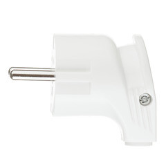 Вилка угловая с заземлением 16 А 220-250 В Navigator белая (613628/) - фото 3