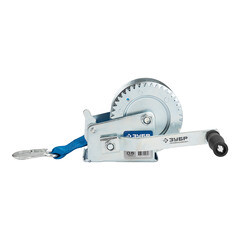 Лебедка шестеренчатая ленточная Зубр 0,5 т (43115-0.5) - фото 4