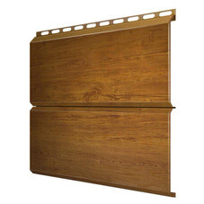Сайдинг Grand Line Print Elite Golden Wood ЭкоБрус 320х0,45 мм