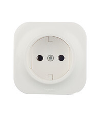 Розетка Legrand Quteo накладная белая (782210)