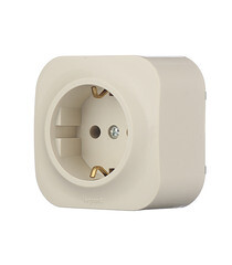 Розетка Legrand Quteo накладная слоновая кость (782241) - фото 4