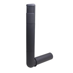 Дефлектор цокольный Vilpe Ross d125 мм серый