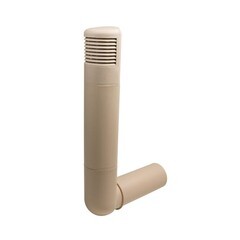 Дефлектор цокольный Vilpe Ross d160 мм бежевый