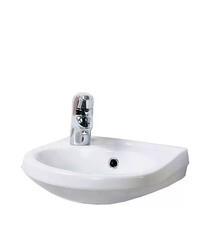 Раковина-мини Sanita Лада 37 см подвесная белая (LDASAWB01) - фото 3