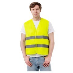 Изображение товара Жилет сигнальный светоотражающий 52-56 желтый