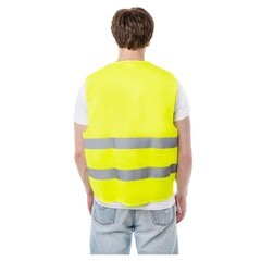 Жилет сигнальный светоотражающий 52-56 желтый - фото 3
