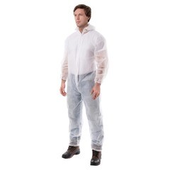 Комбинезон малярный защитный универсальный рост 170-188 см белый - фото 3
