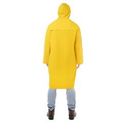 Плащ влагозащитный ПВХ КМ 52-54 рост 170-176 см желтый - фото 3
