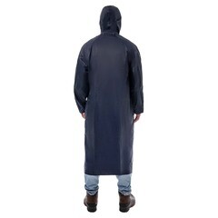 Плащ влагозащитный полиэстер с ПВХ покрытием КМ 52-54 рост 180-186 см синий - фото 2