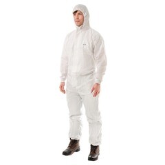 Комбинезон защитный Delta Plus DT117 52-54 рост 180-188 см белый - фото 2